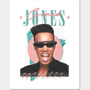 Grace Jones  //  80s Faded Style Aesthetic Design Posters and Art